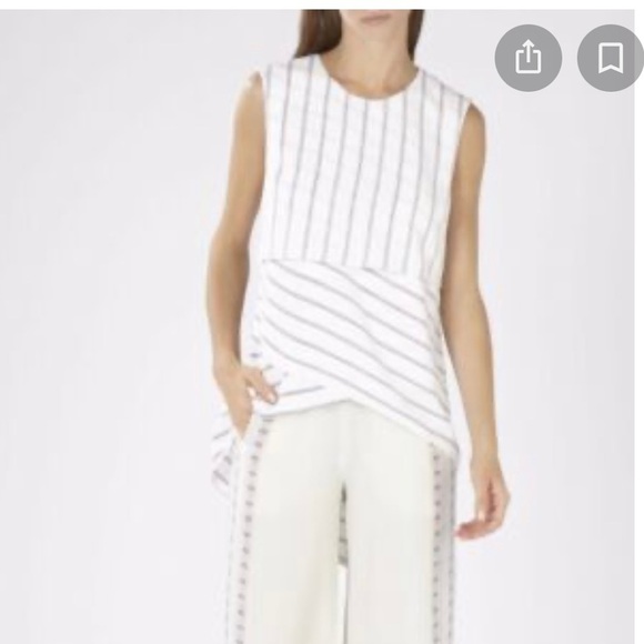 SALE‼️ BCBGMAXAZRIA asymmetrical hi-lo top - Picture 4 of 10